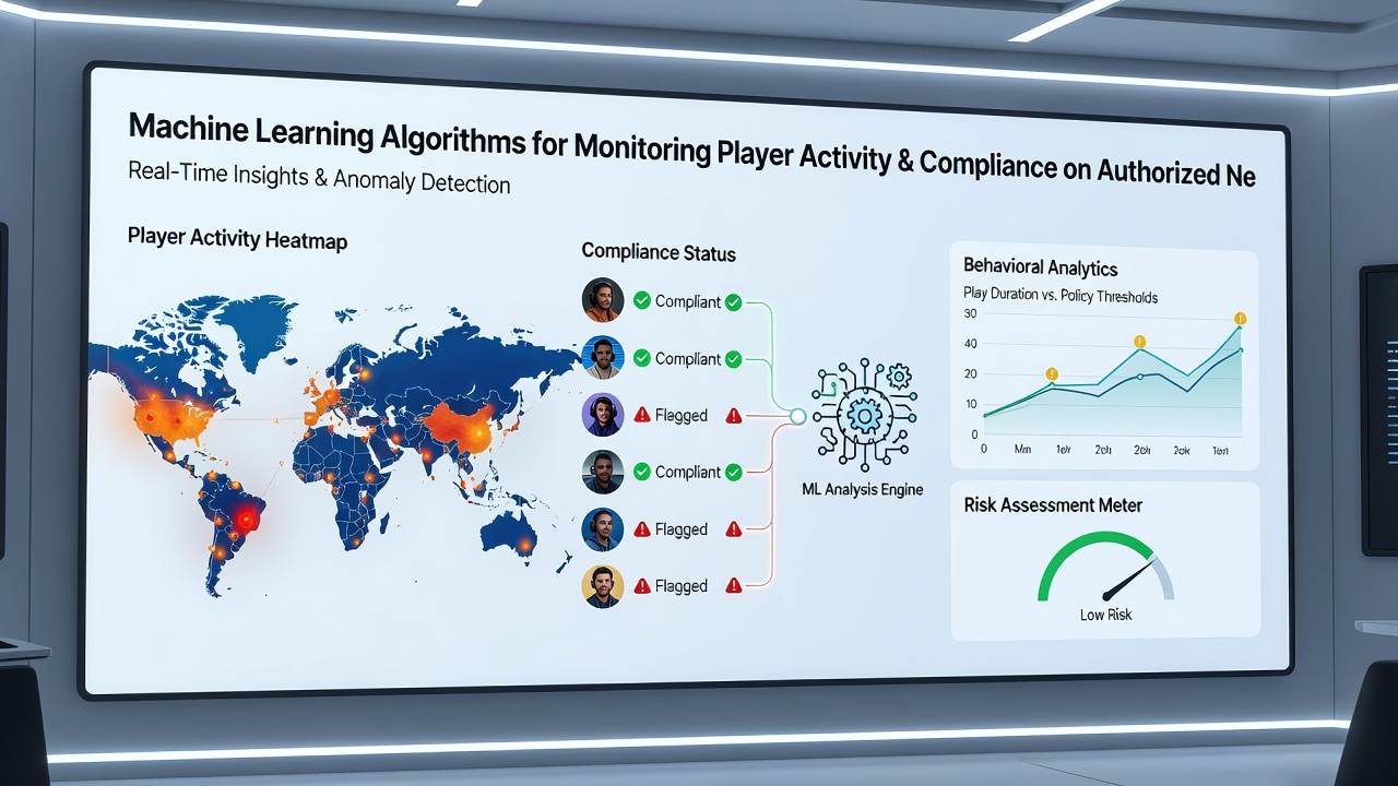 Grafiek die toont hoe machine learning modellen risicoscores berekenen voor spelersactiviteit